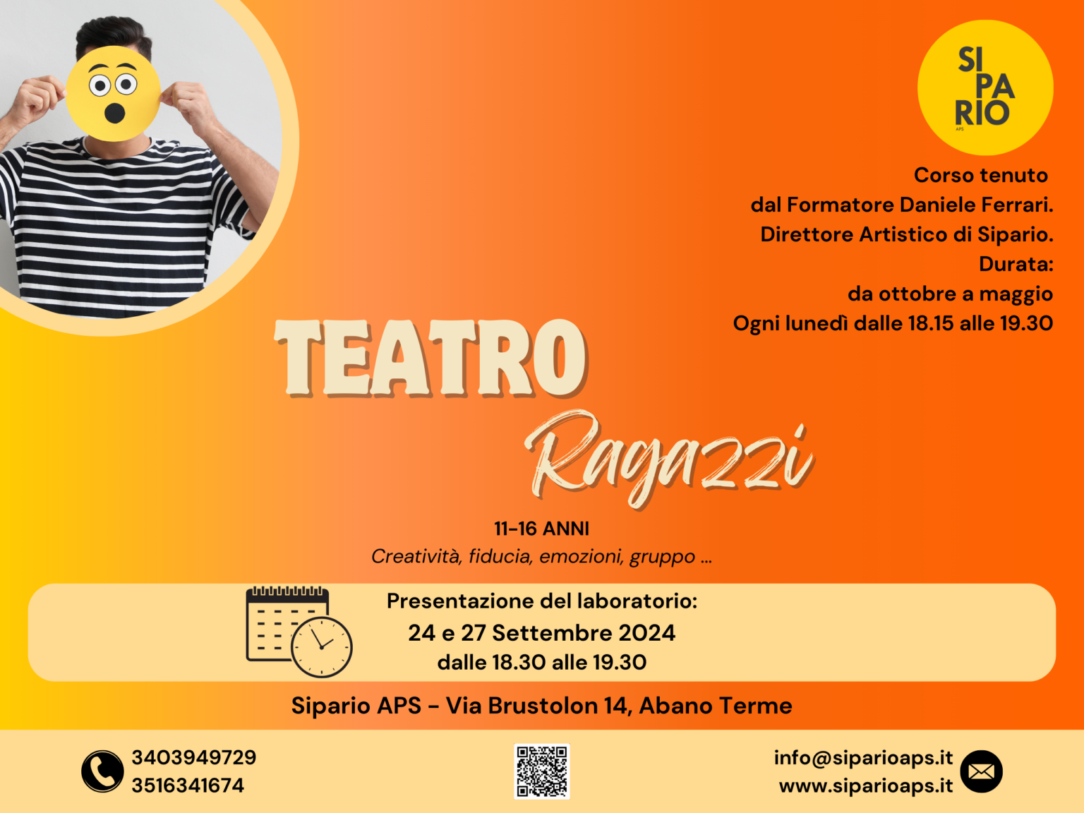 Presentazione del Laboratorio di Teatro Ragazzi